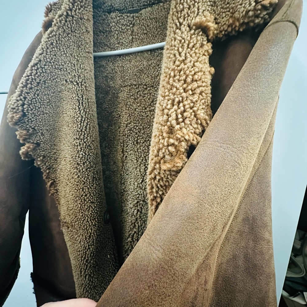 Brown Shearling Coat